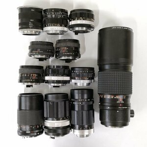 Konica UC Hexanon AR 400mm , 50mm , Hexanon 28mm / エクステンションリング 他 MFレンズ 12点セット まとめ ●ジャンク品 [8843TMC]