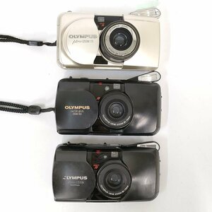 Olympus μ mju zoom 115 , panorama , Stylus zoom DLX 他 コンパクト フィルム 3点セット まとめ ●ジャンク品 [8824TMC]