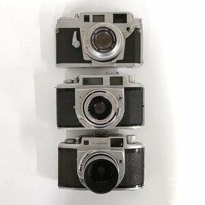 Konica Ⅲ A / Minolta A , A2 レンジファインダー 3点セット まとめ ●ジャンク品 [8850TMC]