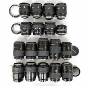 MINOLTA AF 24-85 , 28-105 , 35-70 , 70-210 , 75-300 , 100-300 他 レンズ 18点セット まとめ ●ジャンク品 [8525TMC]