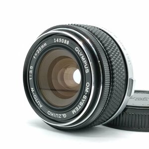 カメラ OLYMPUS OM-SYSTEM G.ZUIKO AUTO-W 28mm F3.5 一眼レフ レンズ 現状品 [7846KC]