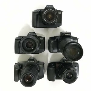 Canon EOS 750 QD , 10QD / 100-300 f5.6 , 35-70 f3.5-4.5 一眼レフ 5点セット まとめ ●ジャンク品 [8917TMC]