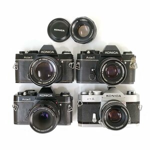 Konica Acom-1, FTA / AR 135mm f3.5, 50mm f1.7 MF корпус линзы итого 9 позиций комплект суммировать * утиль [8936TMC]