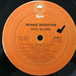 LP / MINNIE RIPERTON / STAY IN LOVE / US盤 [0173RS]の画像3