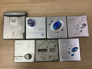 SONY MZ-EP10 MZ-E520 他 ソニー MDプレーヤー WALKMAN MDウォークマン 7点セット◆ジャンク品 [4321W]