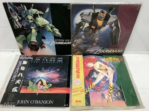 LP ガンダム うる星やつら 他 レコードまとめ 帯付含 4点セット [4619SH]【TB】