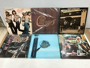 LP CHICAGO 洋楽 ROCK POPS ロック ポップス レコード まとめ 帯付含 6点セット [1047EH]【TB】