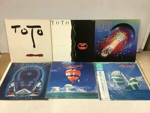 LP TOTO 洋楽 ROCK POPS ロック ポップス レコード まとめ 帯付含 6点セット [1107EH]