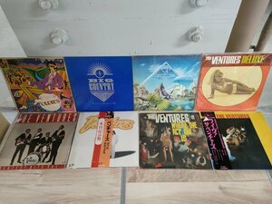 LP ベンチャーズ ビートルズ 洋楽 ROCK ロック レコード まとめ 帯付含 8点セット [1089EK]