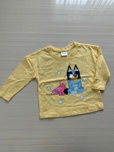 未使用　BLUEY 男の子　長袖Tシャツ　女の子　ロンT 80cm 84cm