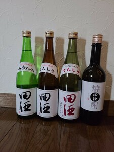 ① rice field sake 720ml 4 pcs set 