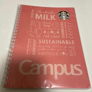 スターバックス キャンパスリングノート ノート スタバ ノートSAKURA ジャーナルブック ピンク STARBUCKS