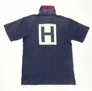 衝撃プライス！【ファン待望モデル！】【TOMMY HILFIGER トミーヒルフィガー】オリジナルロゴ 半袖ポロシャツ【サイズS】ネイビー N-P58