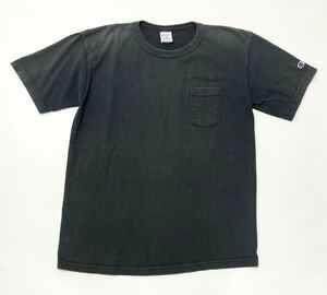 衝撃プライス！【入手困難希少モデル！USA製！】【Champion チャンピオン】T1011半袖Tシャツ【サイズL】ブラック トップス N-P62