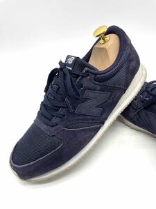 衝撃プライス！【王道スタンダードモデル！】シンプルな1足！【new balance U420NVY/D】高級スニーカー/紺/jp25cm