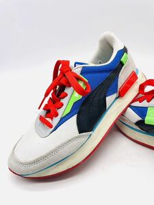  impact price![ fan expectation retro model!] strongest start men. 1 pair![PUMA Future rider ride on ] fine quality sneakers / multi /jp22.5cm