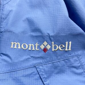 mont-bell モンベル レイントレッカージャケット マウンテンパーカー レディース アウター 水色 ライトブルー サイズM*OC482の画像5
