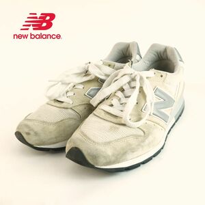 New Balance ニューバランス 27.0 スニーカー スエード メンズ ベージュ/OC159