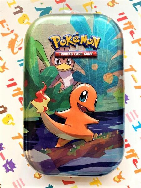 海外限定 ポケモン ヒトカゲ ミニ 缶