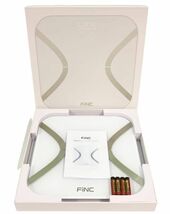 FiNC フィンク SmartScale スマホ連動 体組成計 自動記録 Bluetooth 薄型 高性能体重計 体重 BMI 内臓脂肪 体脂肪 年齢 基礎代謝 皮下脂肪_画像6
