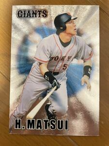 プロ野球チップス 2000 巨人 ジャイアンツ 松井秀喜 限定 (WBC プレミア12 侍ジャパン 東京オリンピック MLB 金サイン BBM カルビー)