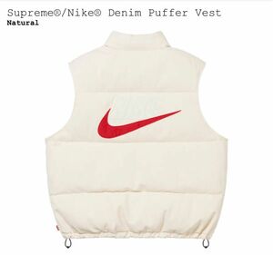 Supreme/Nike Denim Puffer Vest シュプリーム/ナイキ デニム パファー ベスト ダウンベスト