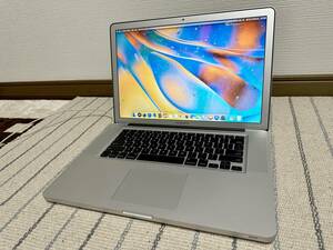 ☆バッテリー使用小☆ MacBook Pro A1286 i7 620M 8GB 新品SSD512GB DVD FireWire Thunderbolt Bluetooth Webカメラ 高解像度 初心者歓迎