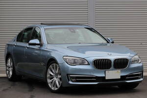 【 希少カラー / 走行4.9万K 】2013yBMW ActyブHybrid7/ガラス電動SR/ベージュレザー/ACC/GenuineNavigation/Genuine20inAW