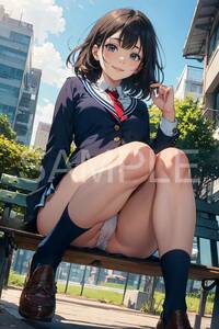 制服 パンツ コスプレ ポスター 美少女 美女 アート 同人 セクシー 高品質 A４サイズ 下着 高画質 かわいい 女子 巨乳 光沢紙 M字 3M139