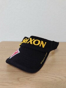 | postage included!|[SRIXON] Srixon sun visor black black free size 54~60cm towel ground Golf wear GOLF sport hat sunshade 