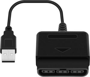 OSTENT USB アダプター コンバータ ケーブルコード Sony PS1 PS2 有線コントローラー ゲームパッド ジョイス