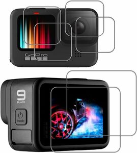 【2枚セット】For Gopro Hero 12 Gopro Hero 11 GoPro hero10 HERO9 Black 用