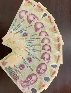 新品未使用　ベトナム紙幣 ベトナムドン 1万ドン 10枚　