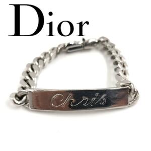 Christian Dior 1836 クリスチャン ディオール ブレスレット ロゴ シルバー アクセサリー レディース メンズ