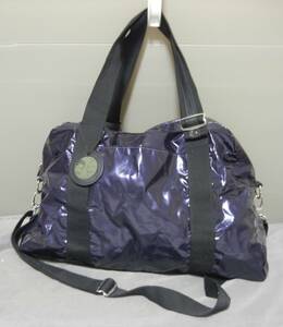 jack gomme Jack rubber purple Boston bag used beautiful goods 