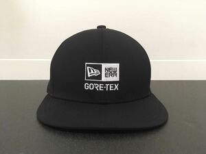 【使用少・美品】NEWERA ニューエラ GORE-TEX ゴアテックス 59FIFTY キャップ 黒 7 1/4 57.7cm