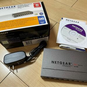 NETGEAR GS108E 8ポート ギガビット Plus スイッチ