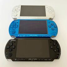 SONY PSP-3000 プレイステーションポータブル 本体 3台セット ジャンク_画像1