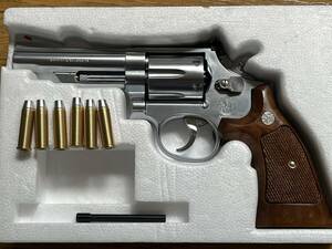 ★中古美品 タナカワークス S&W M66 コンバット マグナム Ver.3 ステンレスフィニッシュ 4 インチ 発火式 モデルガン