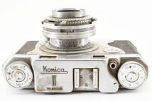 ★実用品★ コニカ KONICA II B Konishiroku 50mm F3.5 ★シャッター全速OK★ #0841 #50513 #0804_画像7