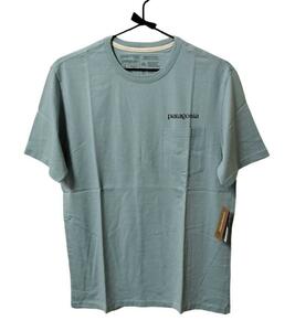 【新品】patagonia M's Road to Pocket T S ブルー