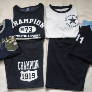 【CHAMPION★チャンピオン】半袖Tシャツハーフパンツ上下セットアップ150サイズセットの画像1