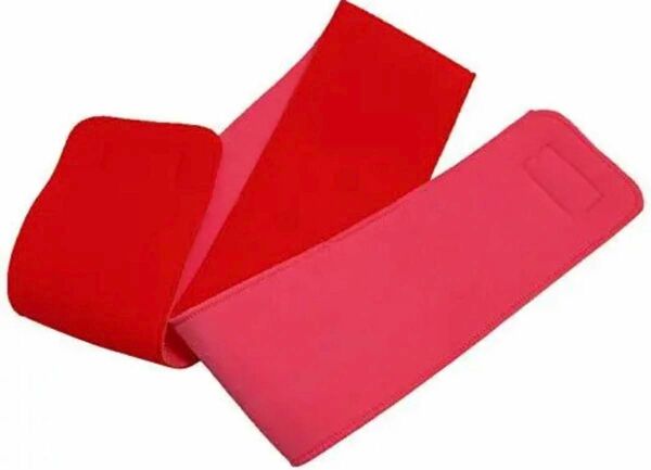 伊達締め ワンタッチ マジックベルト 和装 着付用 日本製 赤 ピンク