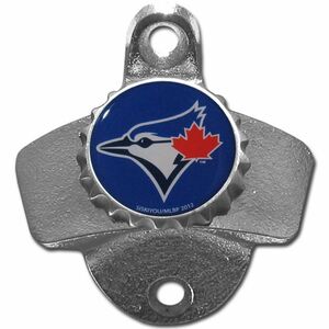 Toronto Blue Jays Wall Mount Metal Bottle Opener MLB Bar Kitchen Baseball Team 海外 即決