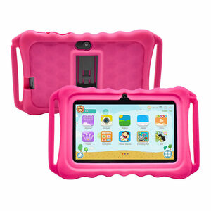 64GB 7" Android 9.1 Tablet PC For Kids Quad-Core Dual Cameras WiFi Bundle Case 海外 即決