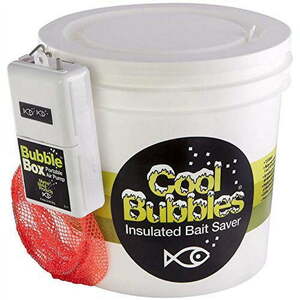 Cool Bubbles 8 Qt Metal Insulated Bucket with Bubble Box Aerator and Air Stone 海外 即決