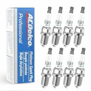 8Pcs OEM ACDelco Spark Plugs 41-962 For Chevy Silverado 1500 2500 3500 19299585 海外 即決