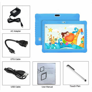 10.1 Inch HD Kids Tablet Android 9 Deca Core Computer PC GPS Wifi Dual Camera 海外 即決