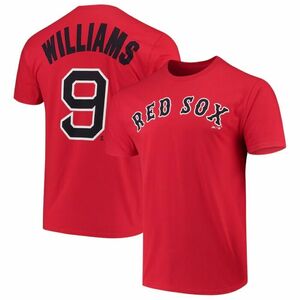 Boston Red Sox Ted Williams Majestic Cooperstown Collection Official N&N T-Shirt 海外 即決