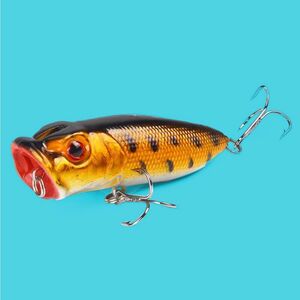 Durable 7cm Top water Premium Plastic Fishing Lures Bass Sharp Crankbait Tackle 海外 即決